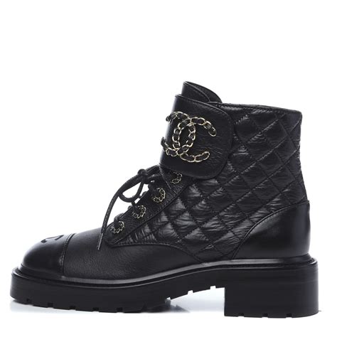 studed replica chanel metallic booties|designer Chanel boots.